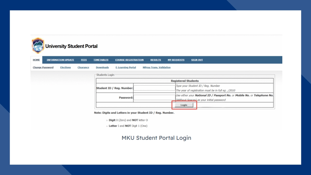 Click the Login Button 1
